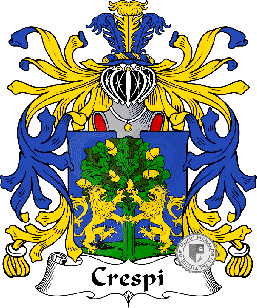 Wappen der Familie Crespi