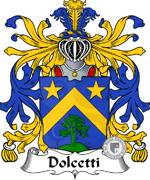 Brasão da família Dolcetti