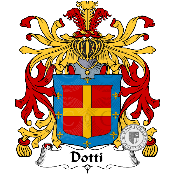 Coat of arms of family Dotti