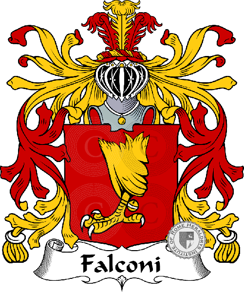 Coat of arms of family Falconi