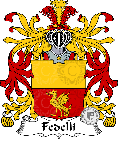 Escudo de la familia Fedelli