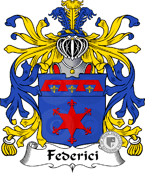 Coat of arms of family Federici