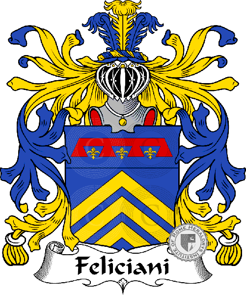 Coat of arms of family Feliciani