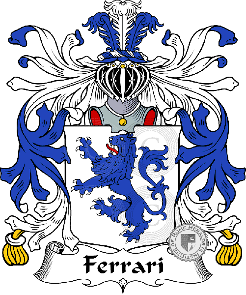 Coat of arms of family Ferrari or Ferraro