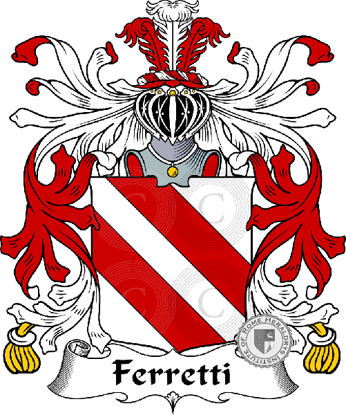 Escudo de la familia Ferretti
