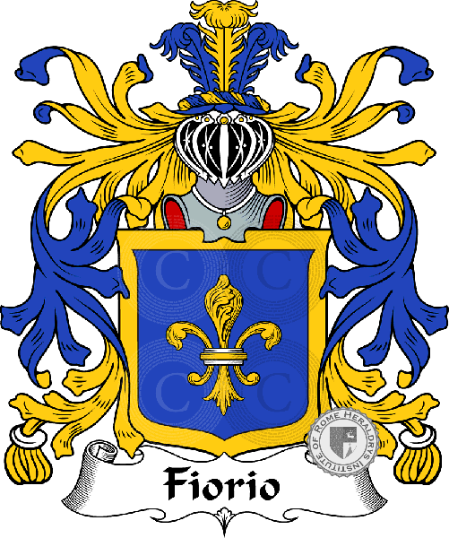 Escudo de la familia Fiorio