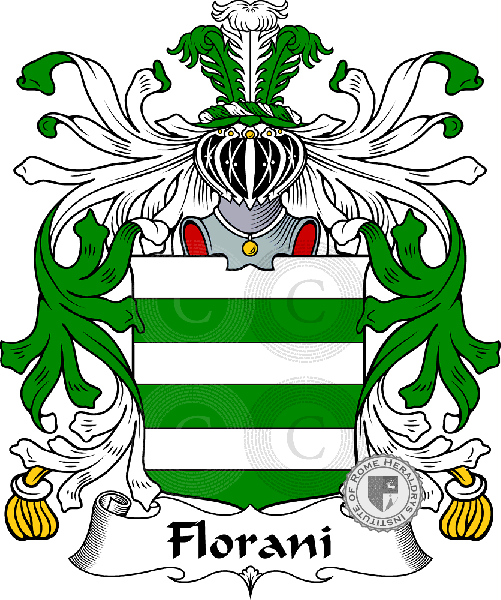 Brasão da família Florani