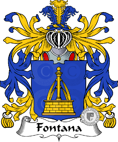 Brasão da família Fontana