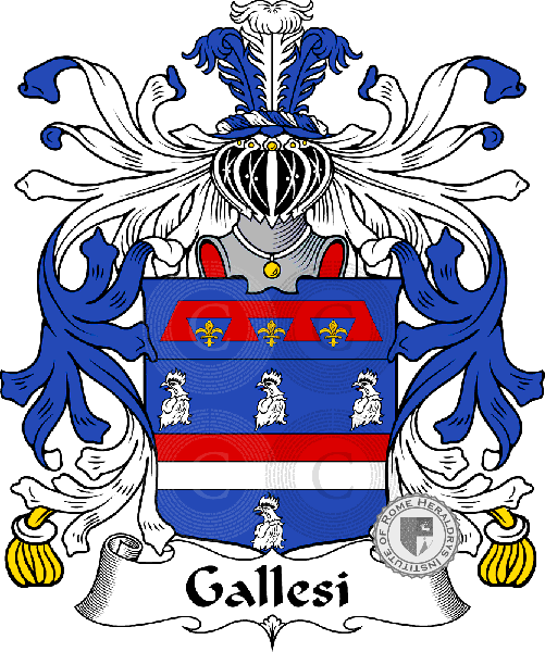 Coat of arms of family Gallesi