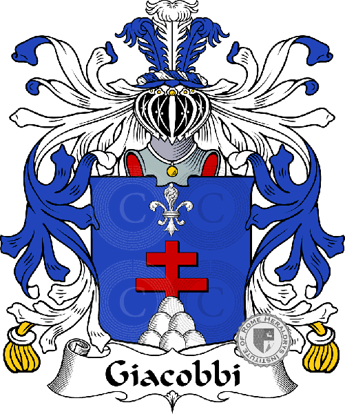 Coat of arms of family Giacobbi