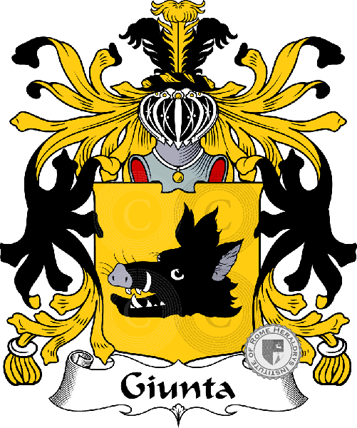 Escudo de la familia Giunta