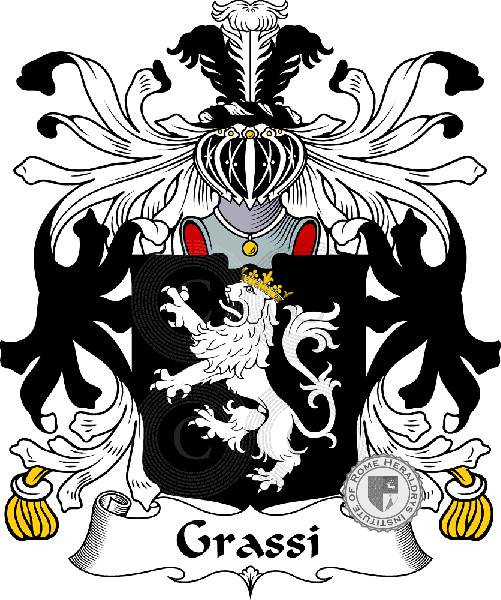 Coat of arms of family Grassi