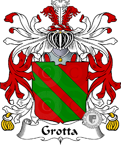 Escudo de la familia Grotta