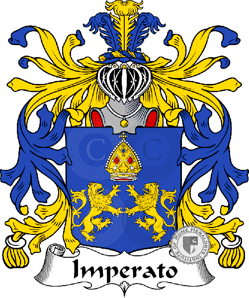 Coat of arms of family Imperato
