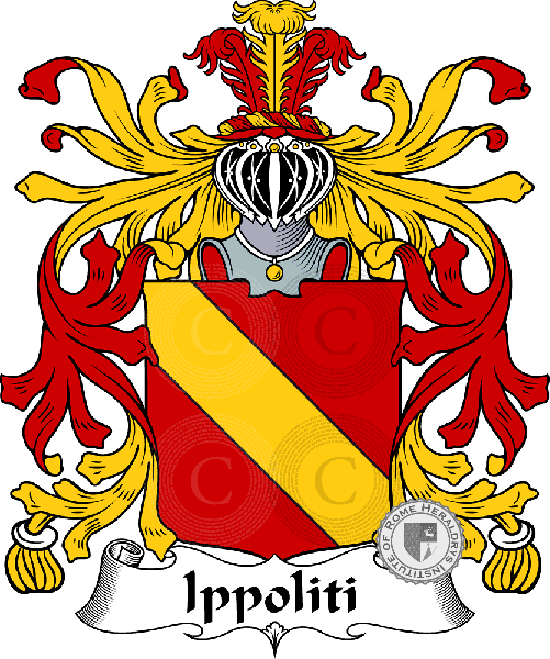 Coat of arms of family Ippoliti
