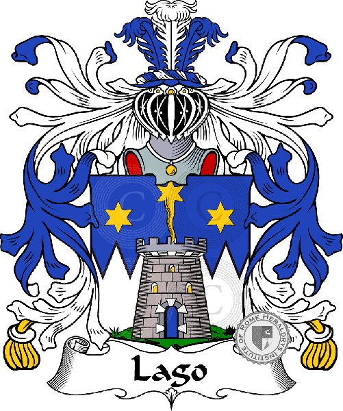 Coat of arms of family Lago