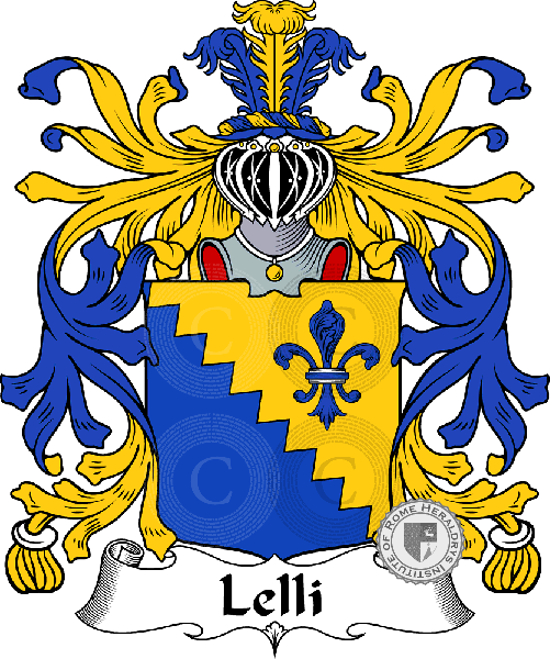 Coat of arms of family Lelli