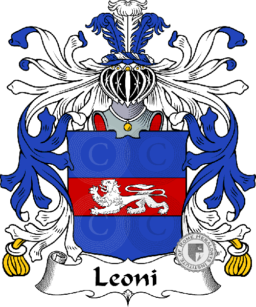Escudo de la familia Leoni
