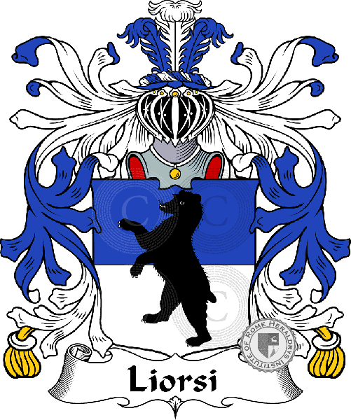 Coat of arms of family Liorsi