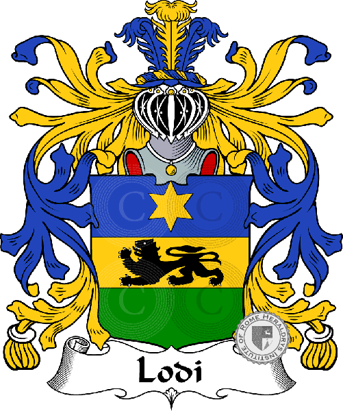 Coat of arms of family Lodi