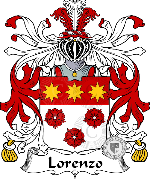 Coat of arms of family Lorenzo