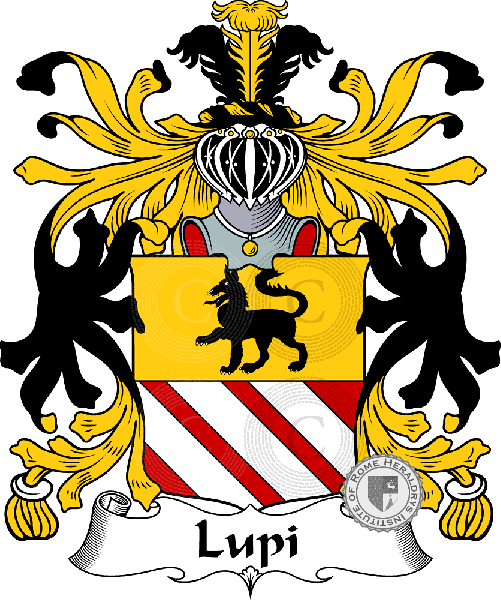 Coat of arms of family Lupi
