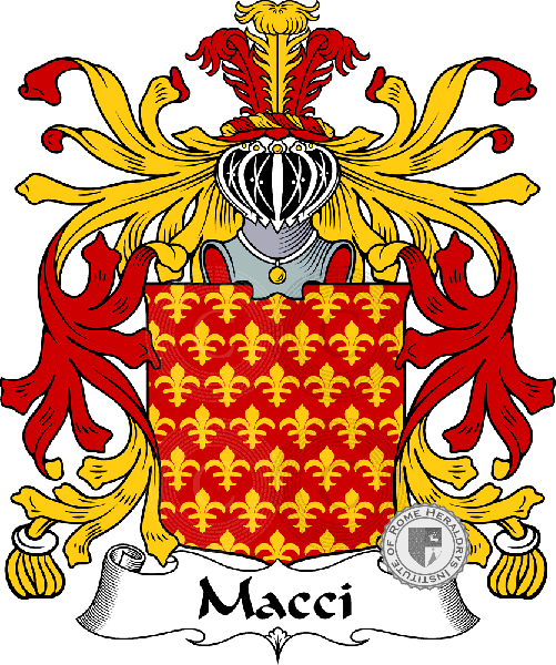 Coat of arms of family Macci