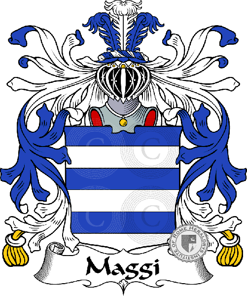 Coat of arms of family Maggi