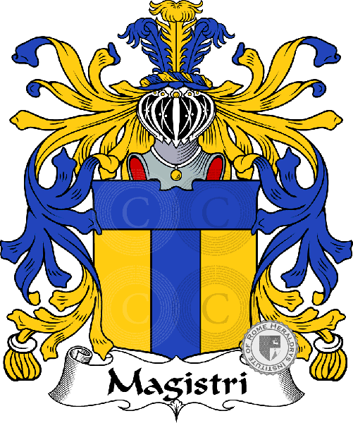 Escudo de la familia Magistri