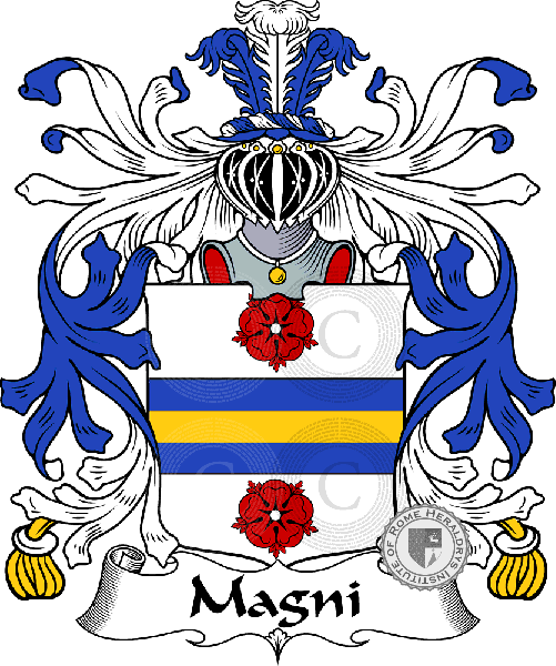 Coat of arms of family Magni
