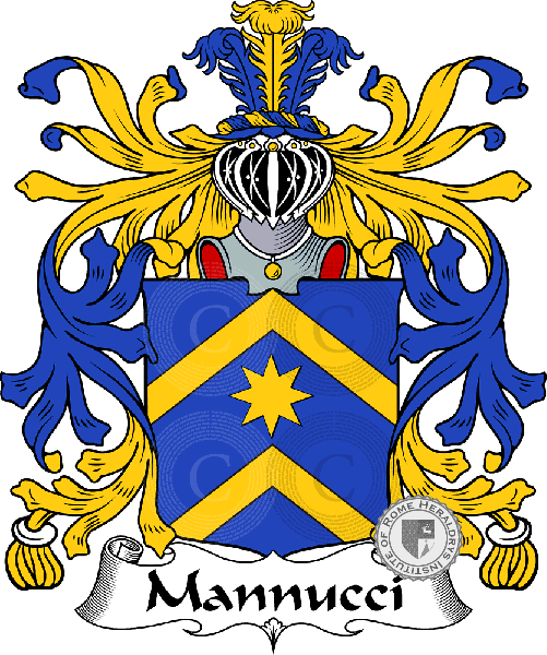 Wappen der Familie Mannucci