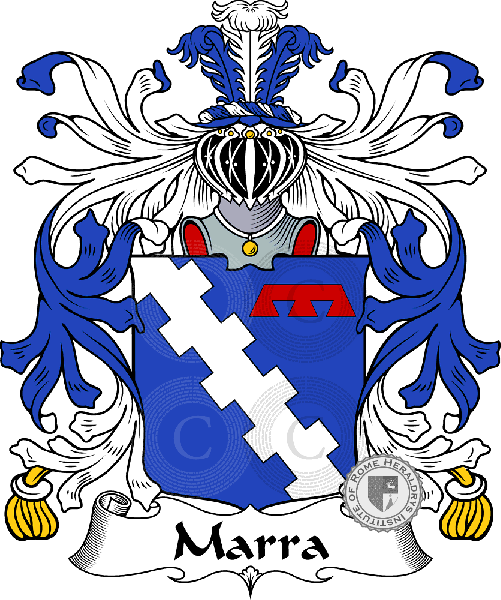 Escudo de la familia Marra
