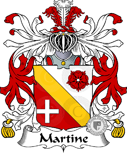 Coat of arms of family Martine