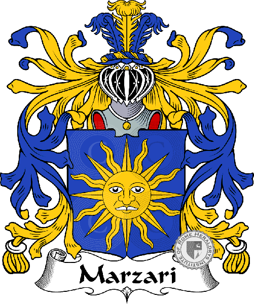 Escudo de la familia Marzari