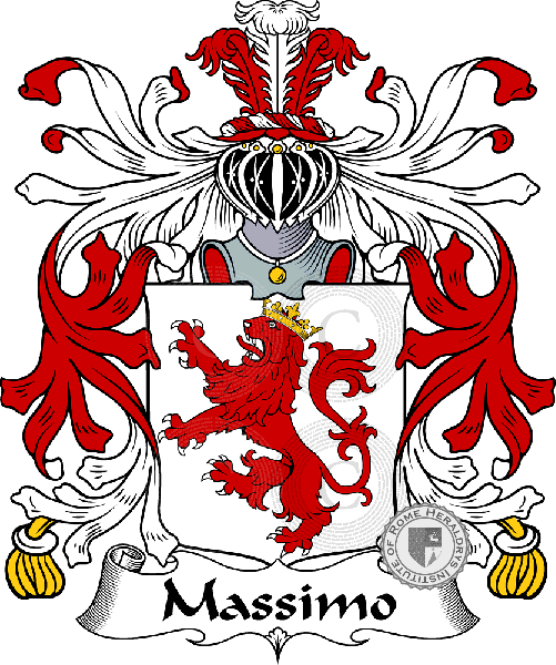 Brasão da família Massimo