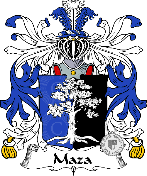 Coat of arms of family Maza