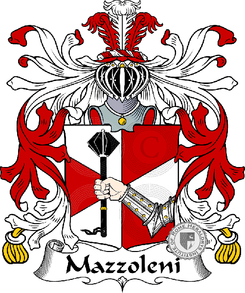 Coat of arms of family Mazzoleni