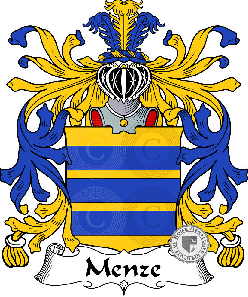 Escudo de la familia Menze