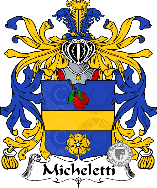 Coat of arms of family Micheletti