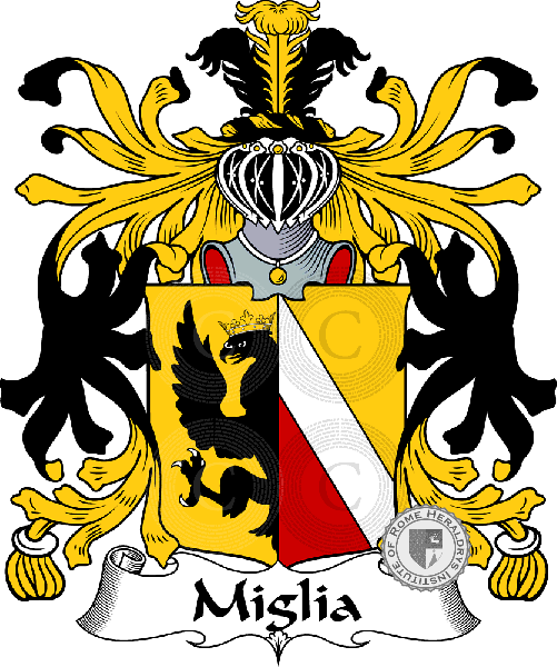 Wappen der Familie Miglia