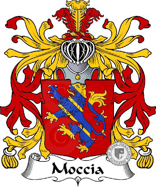 Coat of arms of family Moccia