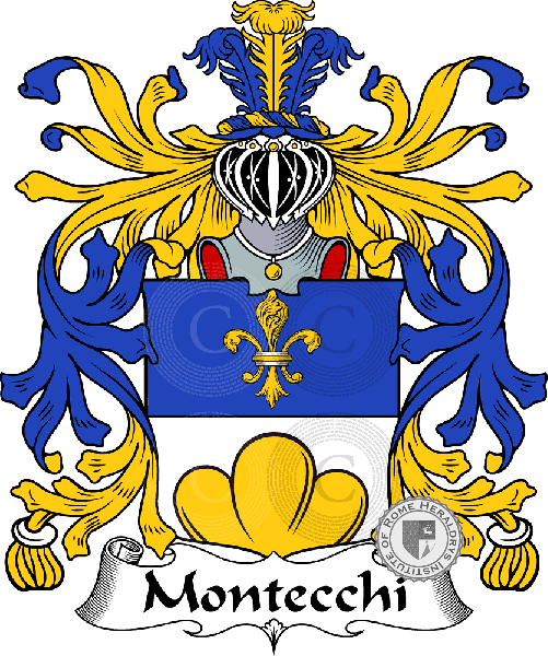 Escudo de la familia Montecchi