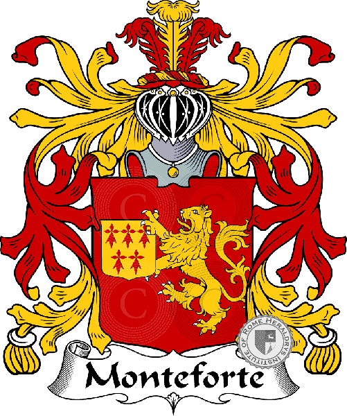Coat of arms of family Monteforte