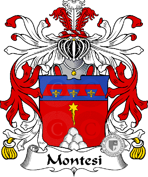 Coat of arms of family Montesi