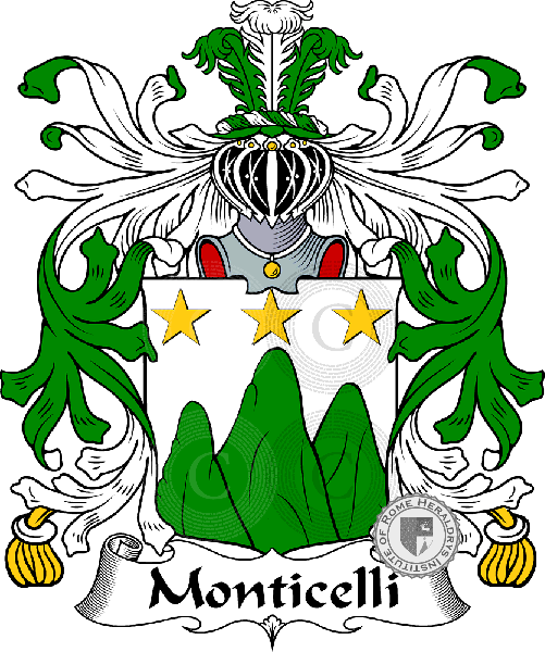 Escudo de la familia Monticelli