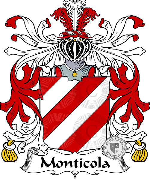 Coat of arms of family Monticola