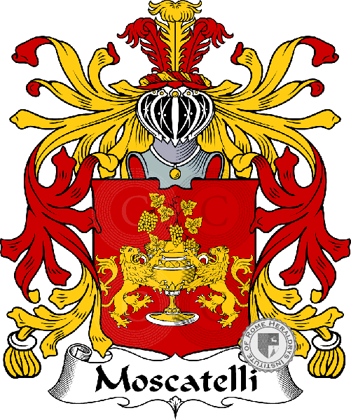 Escudo de la familia Moscatelli