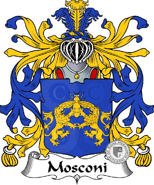 Escudo de la familia Mosconi