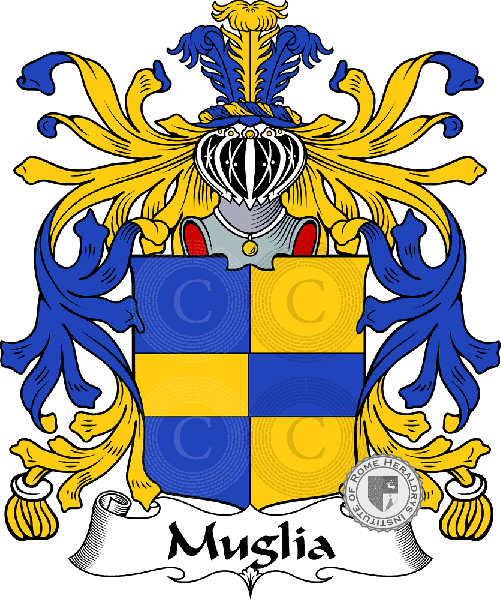 Coat of arms of family Muglia