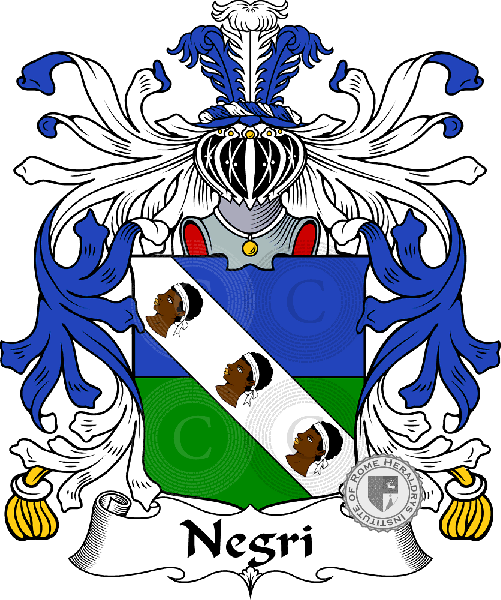 Coat of arms of family Negri